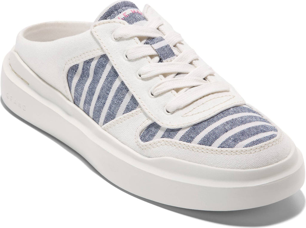 Cole Haan GrandPro Rally Mule Sneaker, Main, color, Blue Linen Stripe/ Ivory