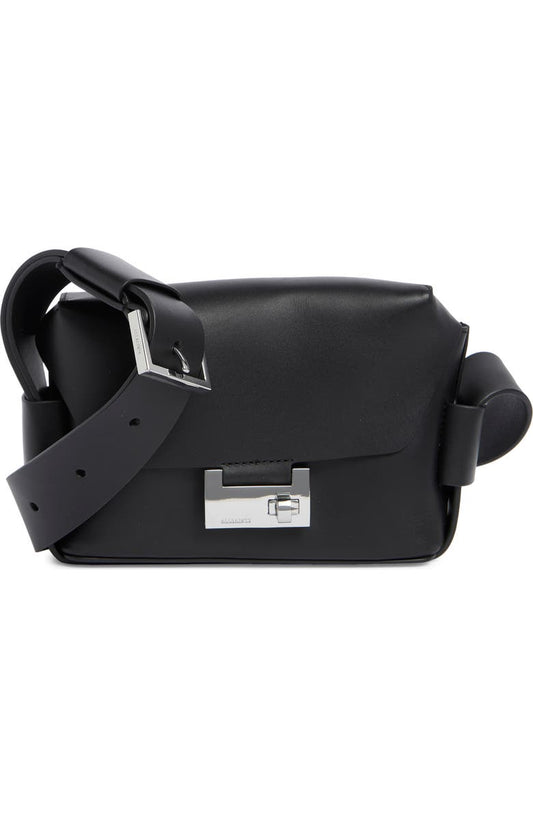 AllSaints Frankie Leather Crossbody Bag