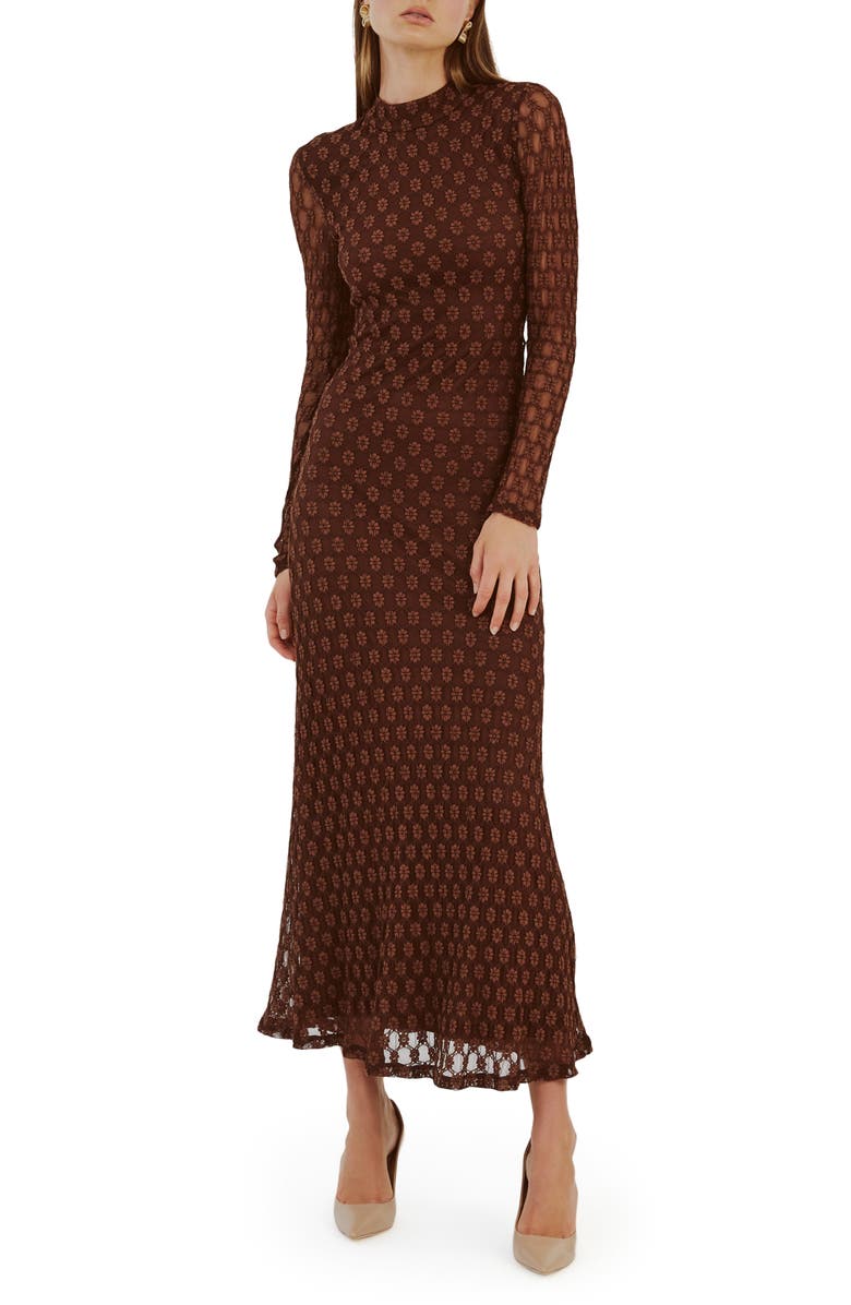 Bardot Ola Long Sleeve Dress