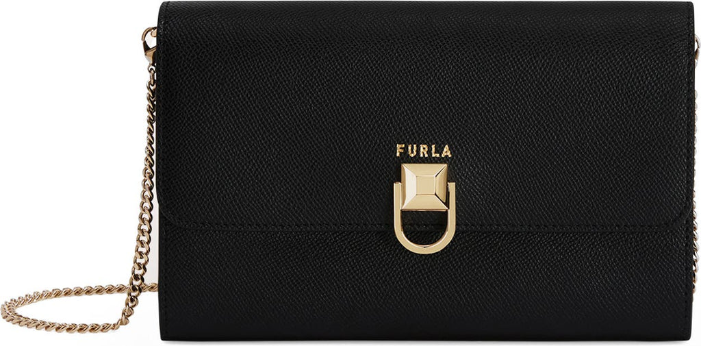 Furla Circle XL Crossbody Bag, Main, color, Nero