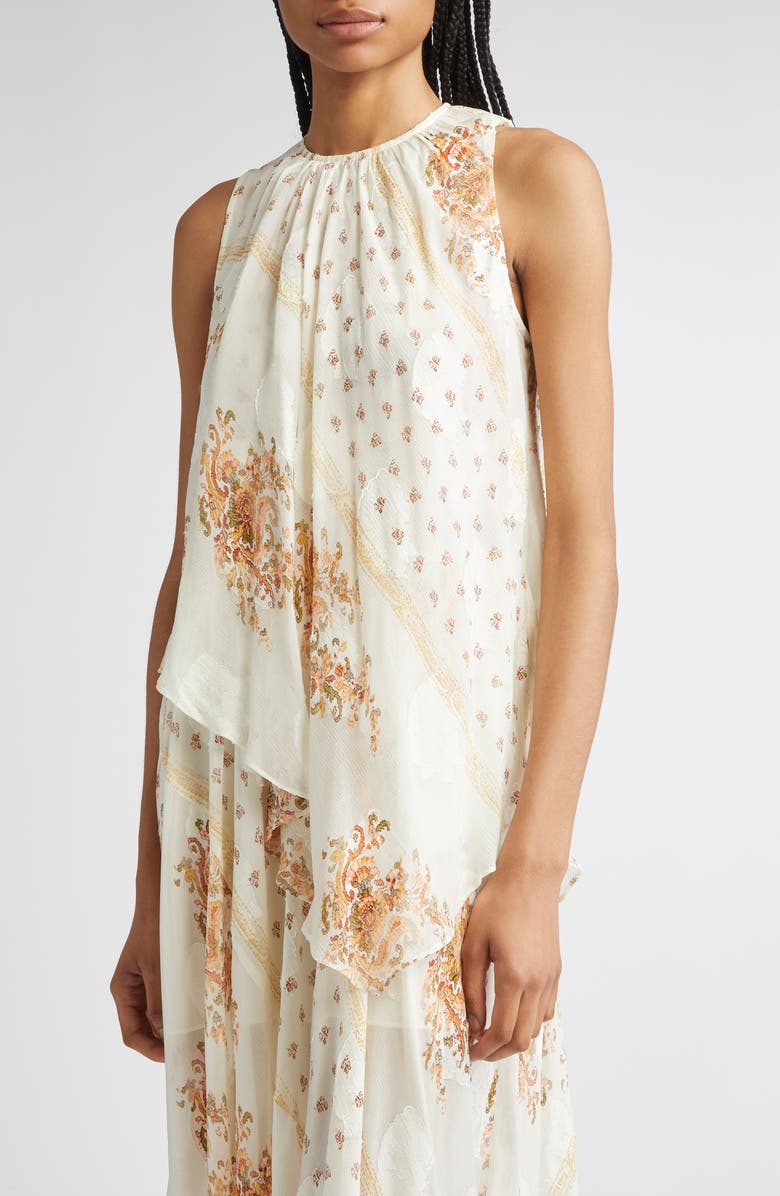 Ulla Johnson Caprice Floral Layered Silk Blend Dress