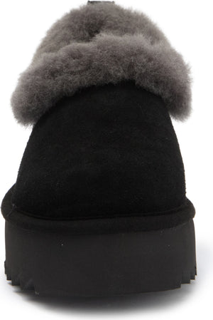 UGG<sup>®</sup> Nita Genuine Shearling Slipper, Alternate, color, Black