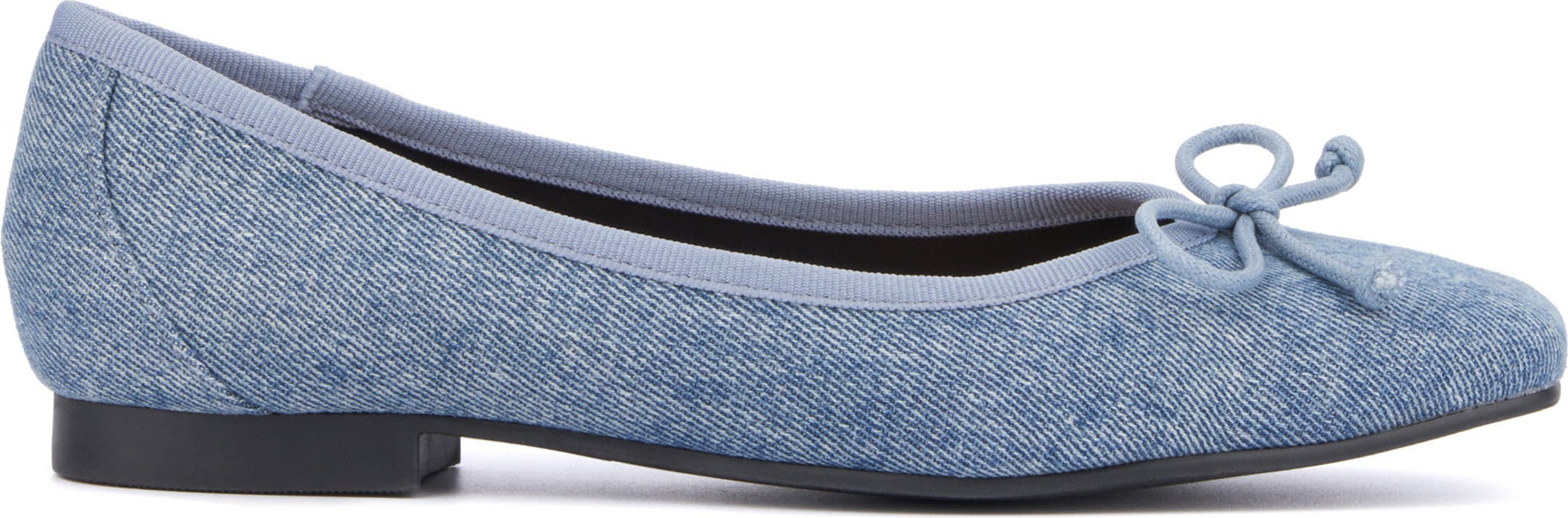 NEW YORK AND COMPANY Paulina Ballet Flat, Alternate, color, Denim