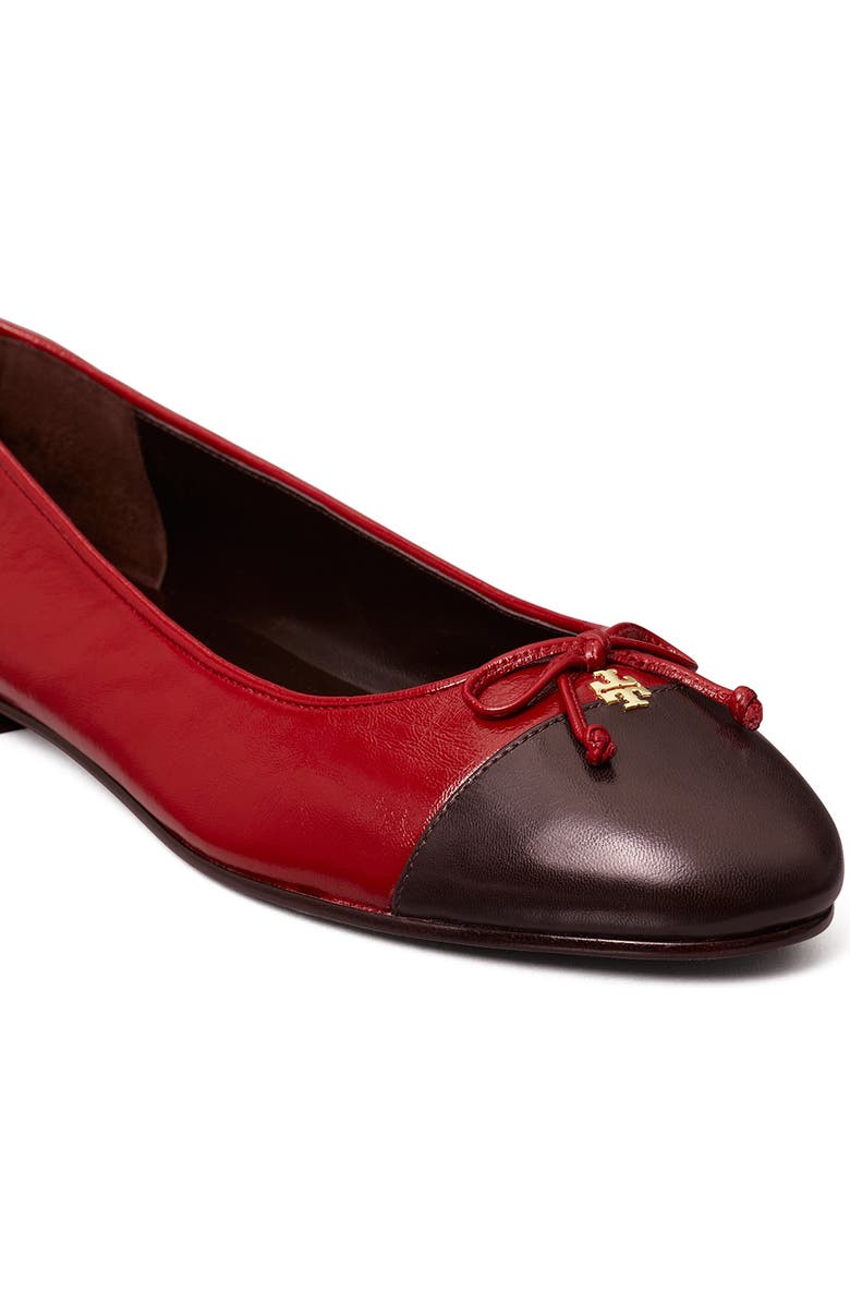 Tory Burch Cap Toe Ballet Flat (Women)