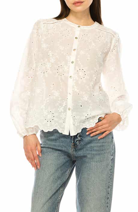 Courtney Placed Floral Long Sleeve Dress