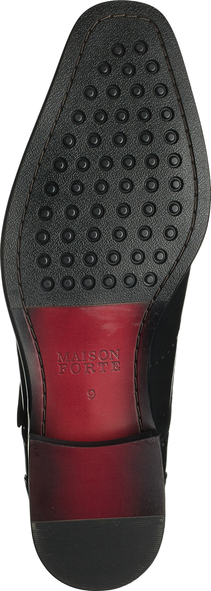 Maison Forte Carver Monk Strap Shoe, Alternate, color, Black