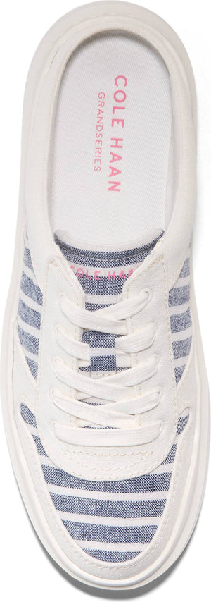 Cole Haan GrandPro Rally Mule Sneaker, Alternate, color, Blue Linen Stripe/ Ivory