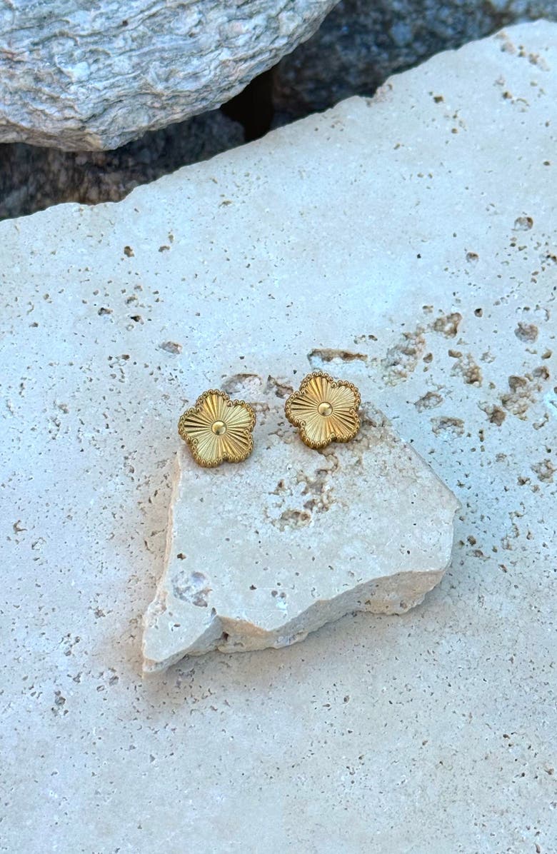 Adornia Clover Stud Earrings