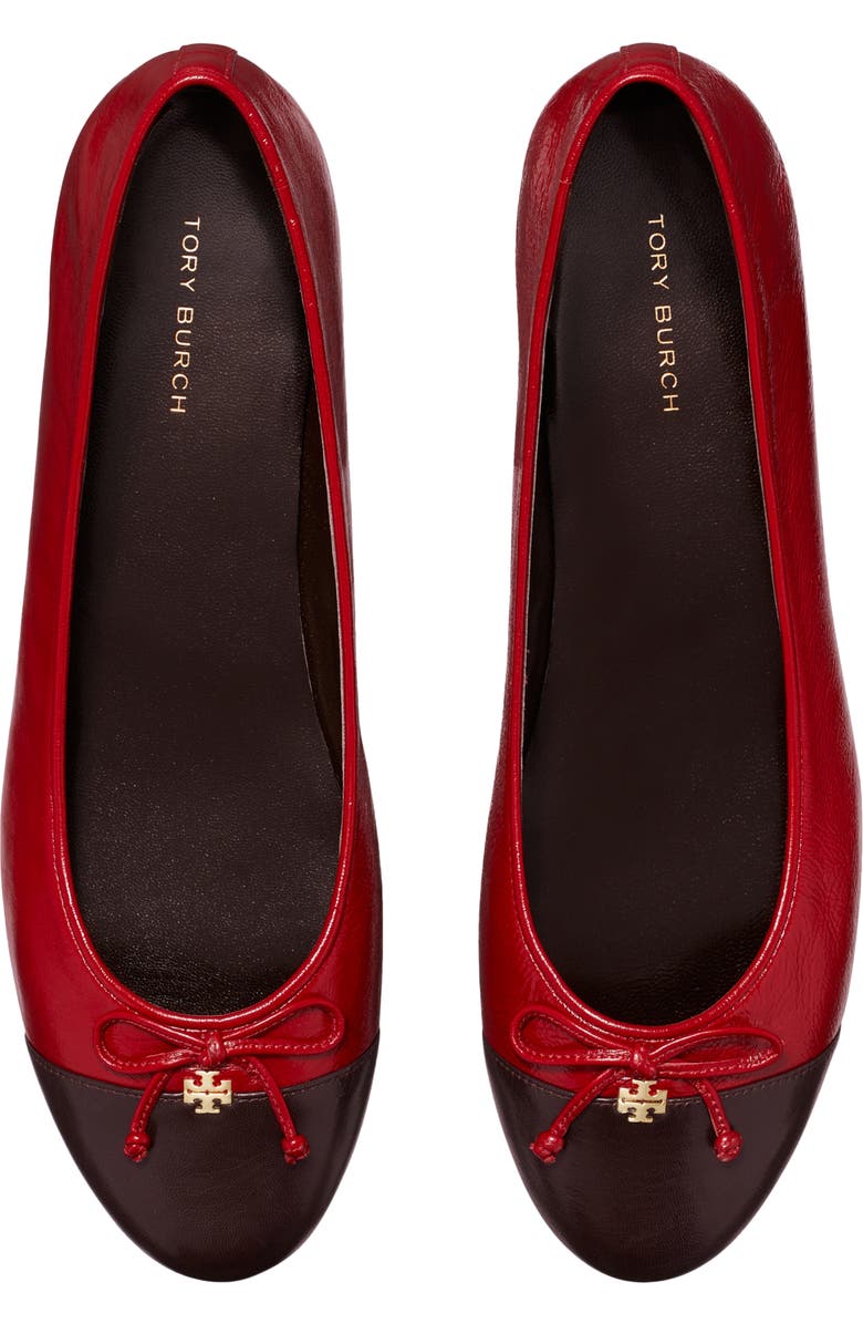 Tory Burch Cap Toe Ballet Flat (Women)