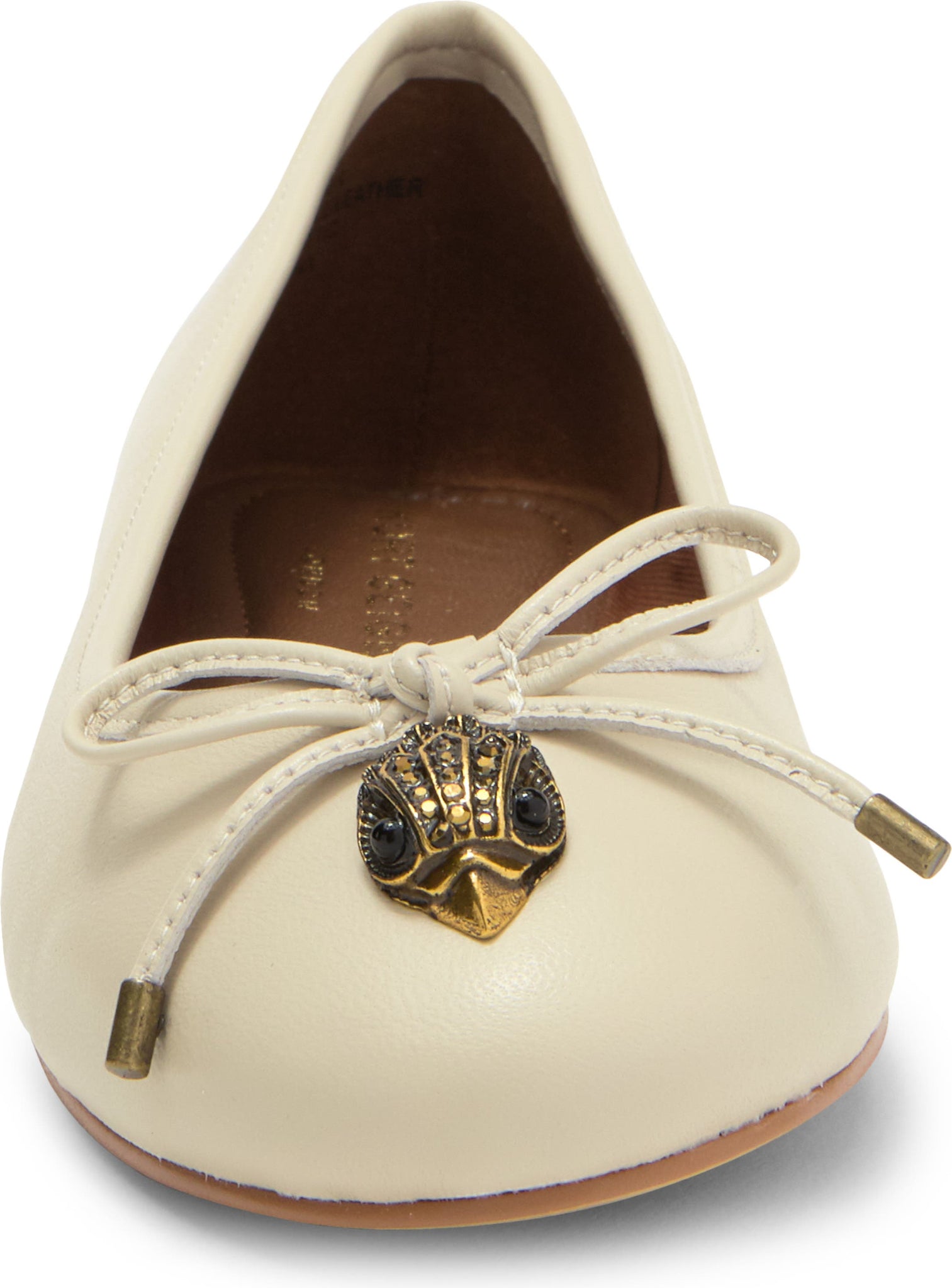 Kurt Geiger London Eagle Ballerina Flat, Alternate, color, Bone