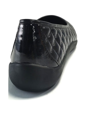 thumbnail image 4 of Time and Tru Women's Cap Toe Quilted Ballet Flats, Wide Width Available, 4 of 5