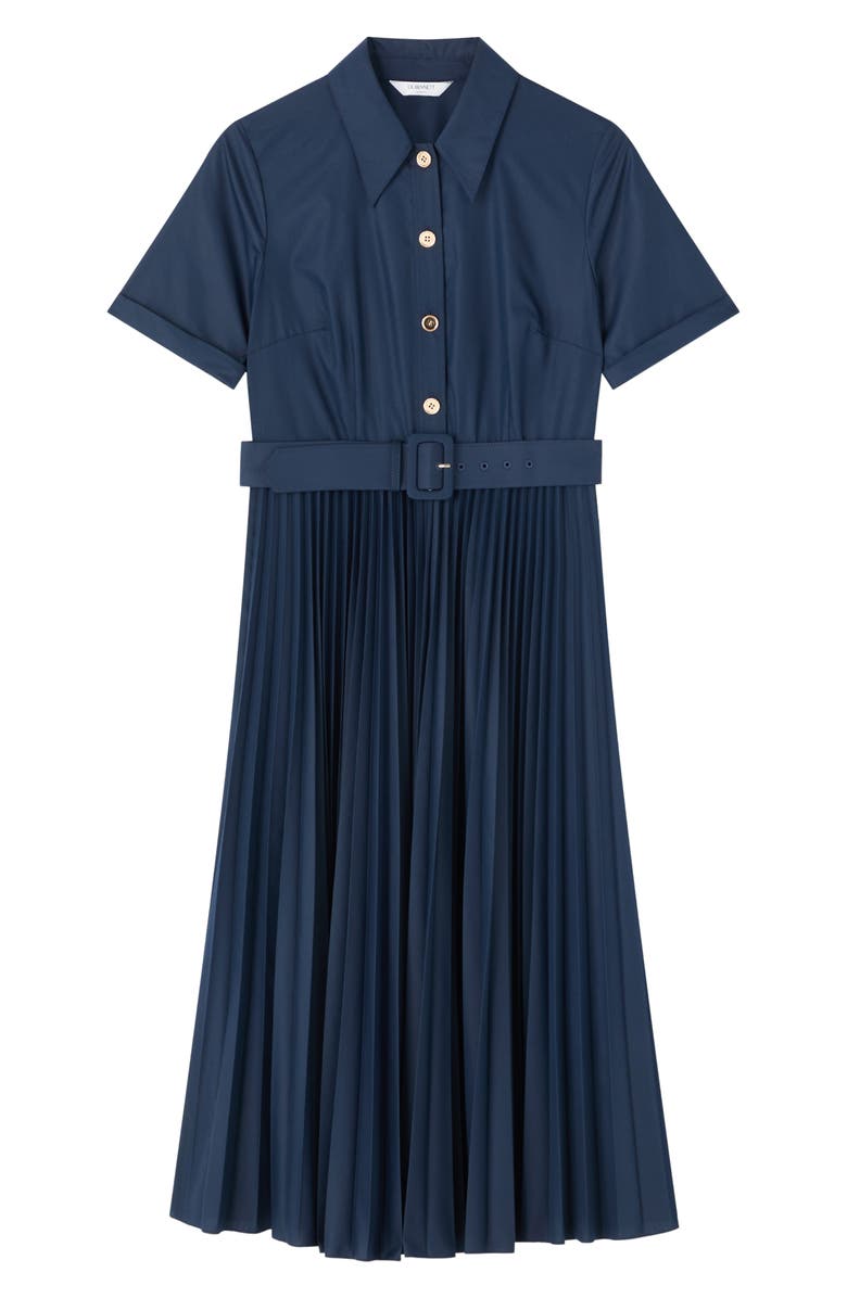 LK Bennett Cally Pleated Shirtdress