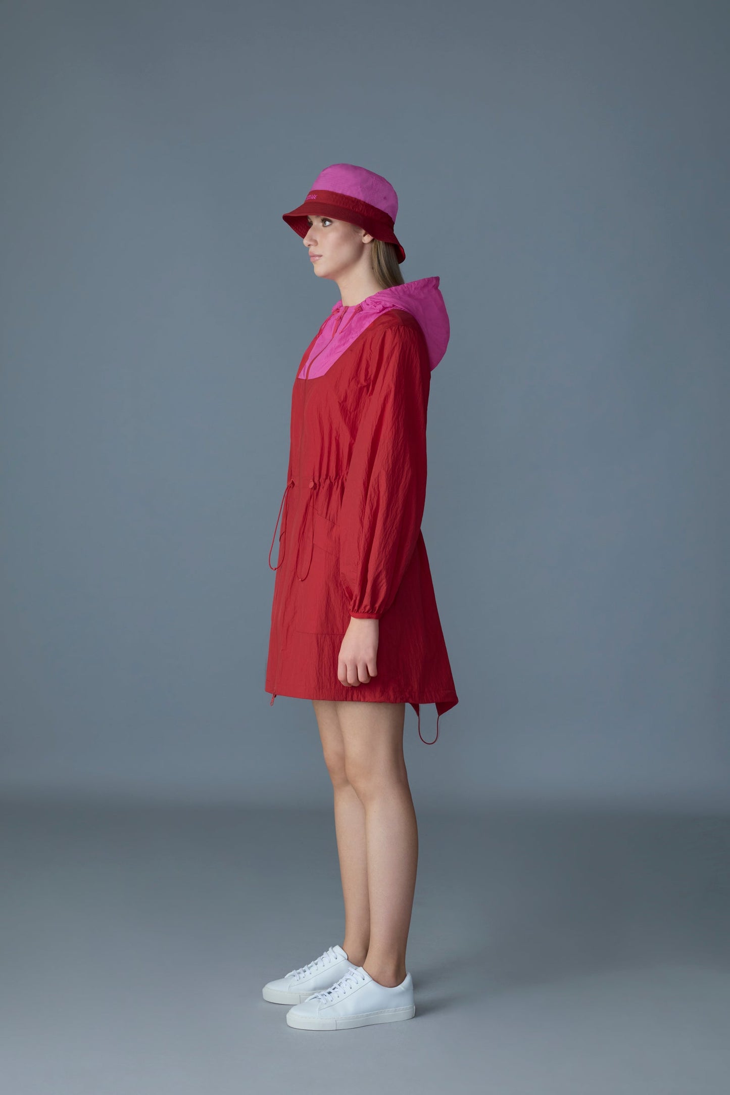 ALYSTER Packable Long rain Jacket