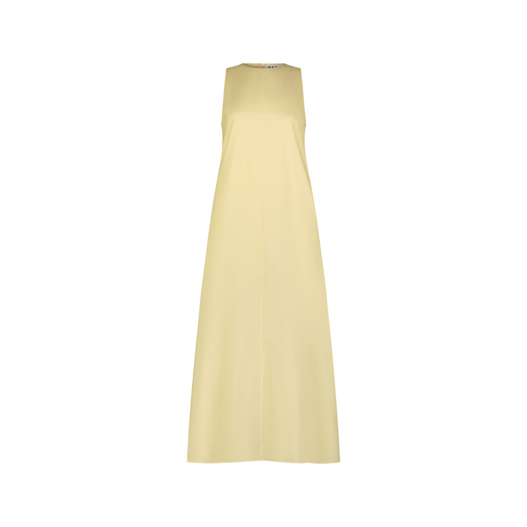 Sleeveless Poplin Maxi Dress