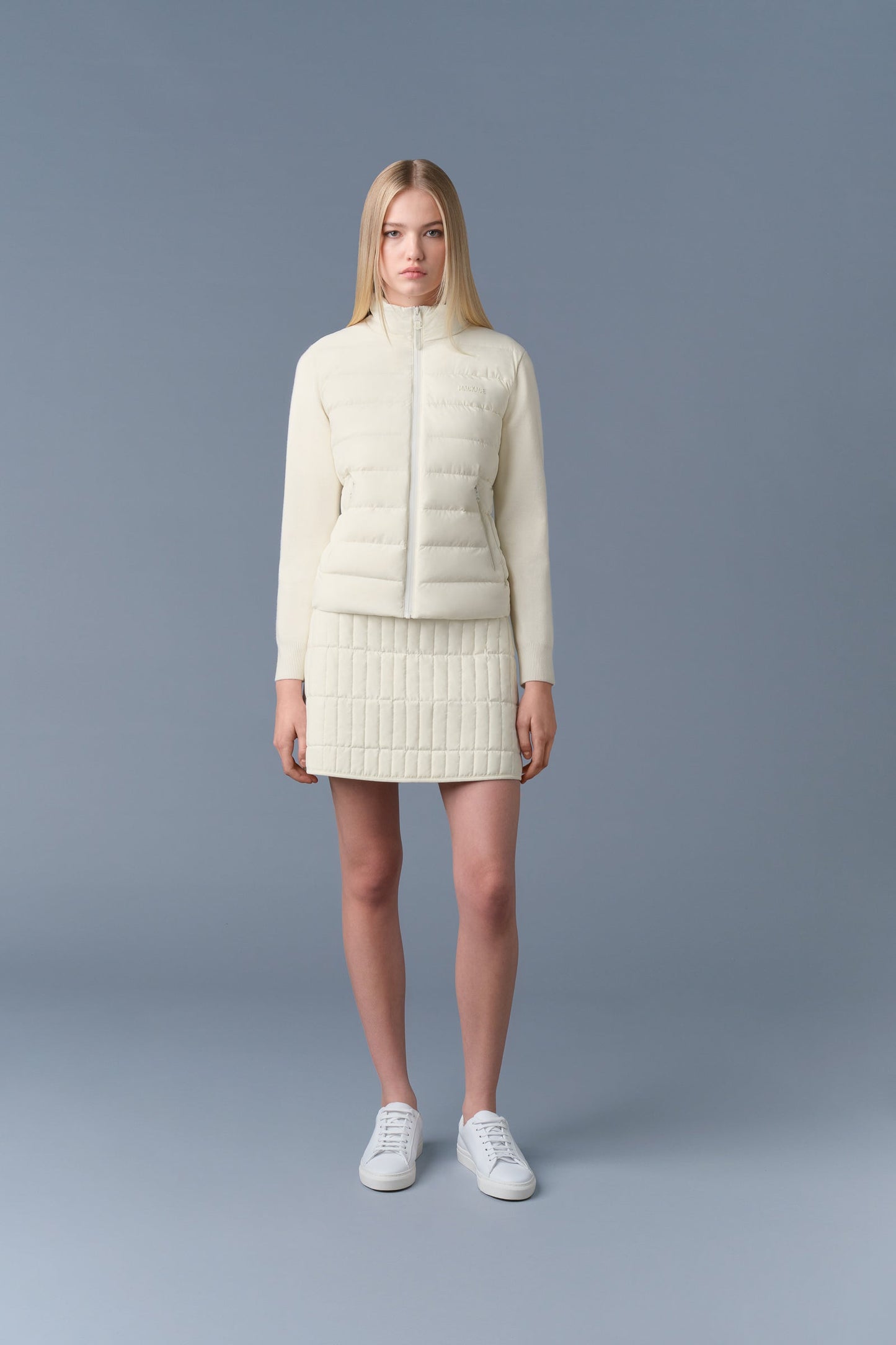 OCEANE-CITY Light down mixed-media jacket