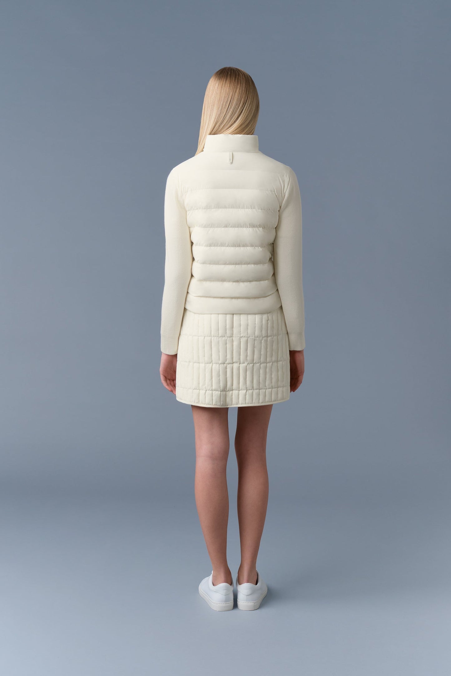 OCEANE-CITY Light down mixed-media jacket