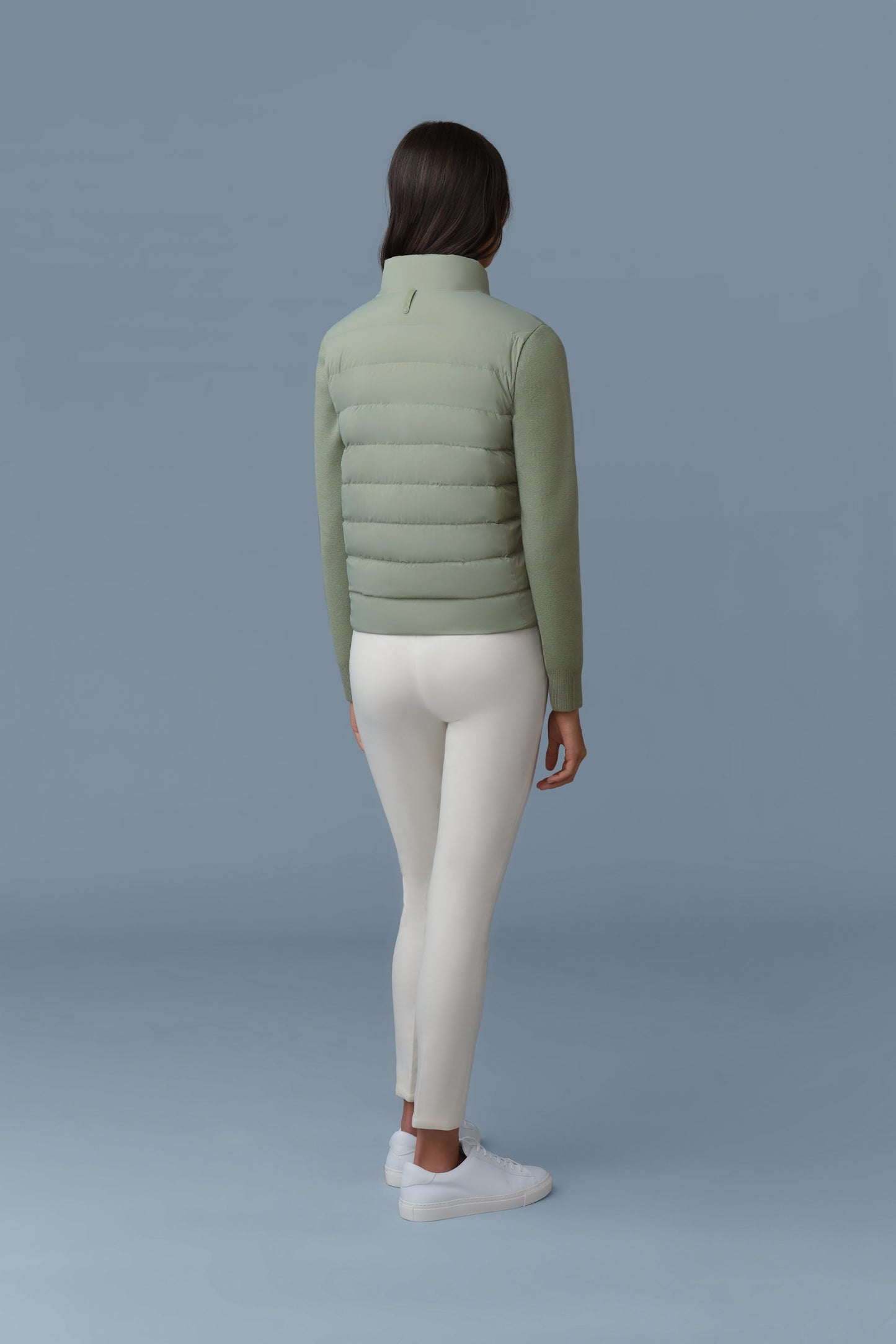 OCEANE-CITY Light down mixed-media jacket