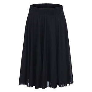 Walmart Wdfiry Women's A-Line Skirt Chiffon High Waist Pleated Swing Beach Maxi Skirt for Women Wedding Party Long Skirts