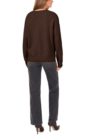 Vince Camuto Cropped Crewneck Sweater