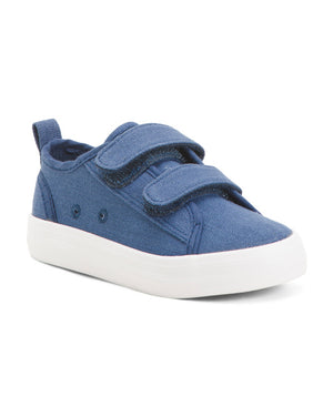 Denim Velcro Sneakers (Toddler, Little Kid)