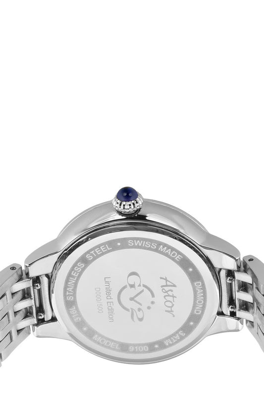 GV2 Astor Diamond Quartz Watch, 40mm - 0.24 ctw