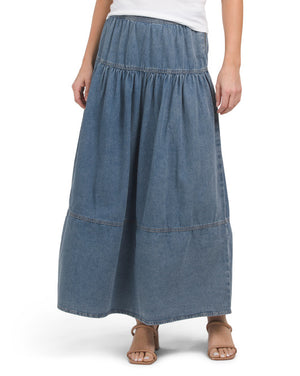 Winnie Chambray Skirt