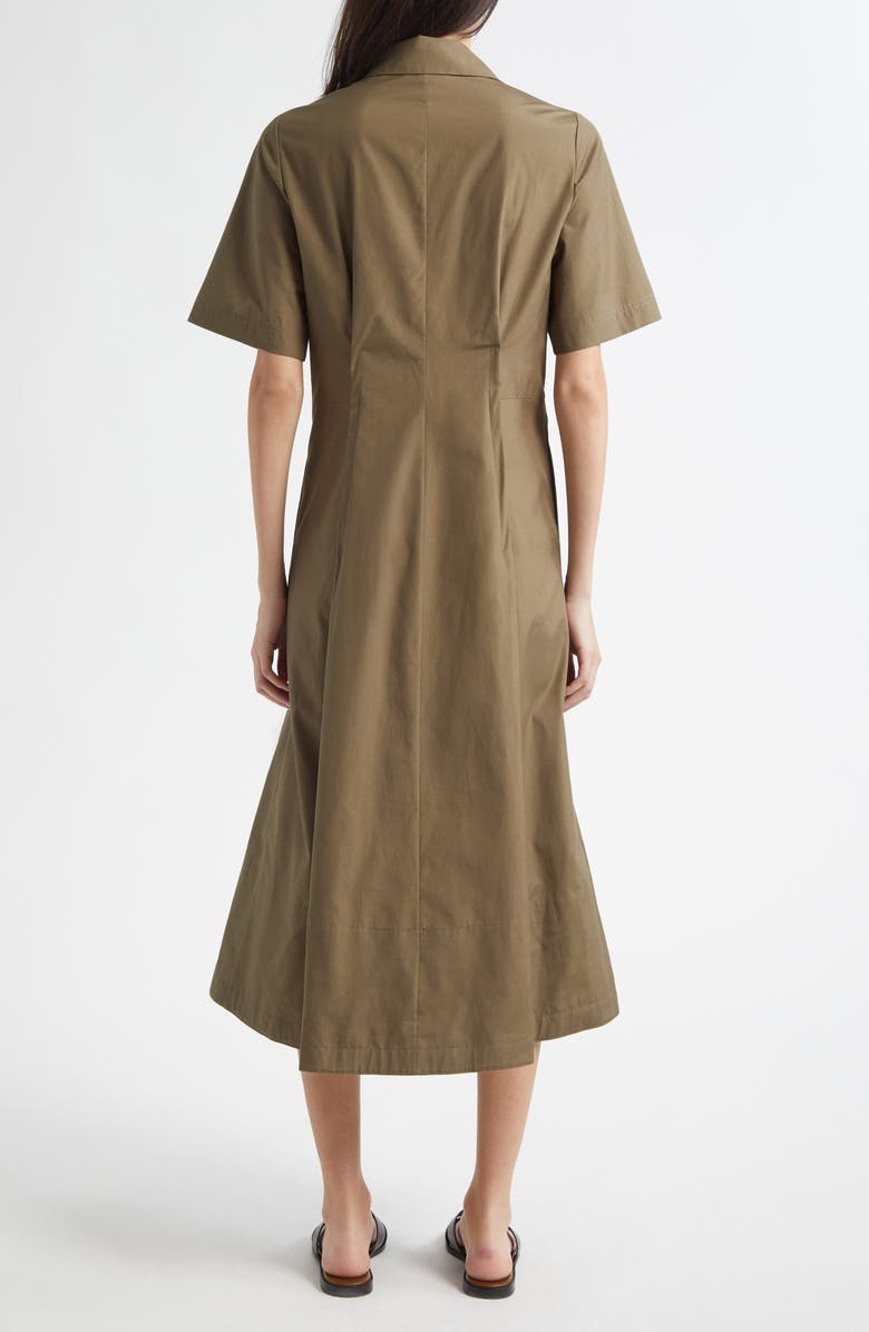 Vince Canvas Tape Flare Shirtdress