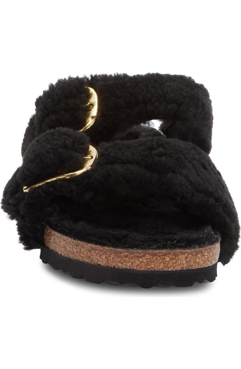 Birkenstock Arizona Big Buckle Teddy Genuine Shearling Sandal - Discontinued (Women)