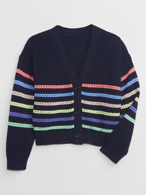 Image number 1 showing, Kids Crochet Cardigan