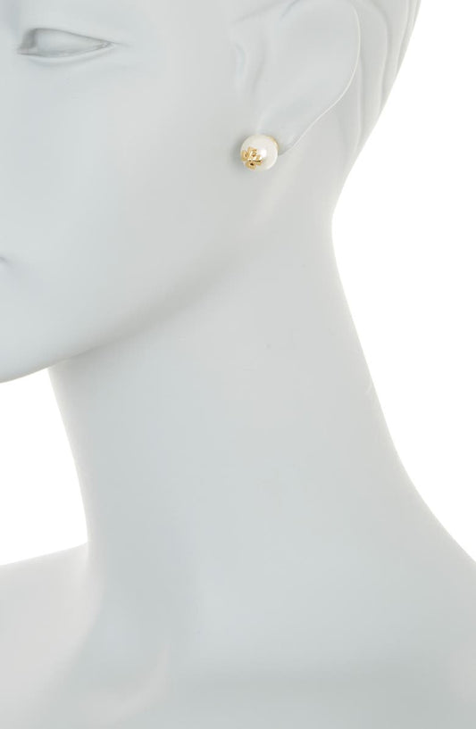 Kate Spade New York imitation pearl stud earrings