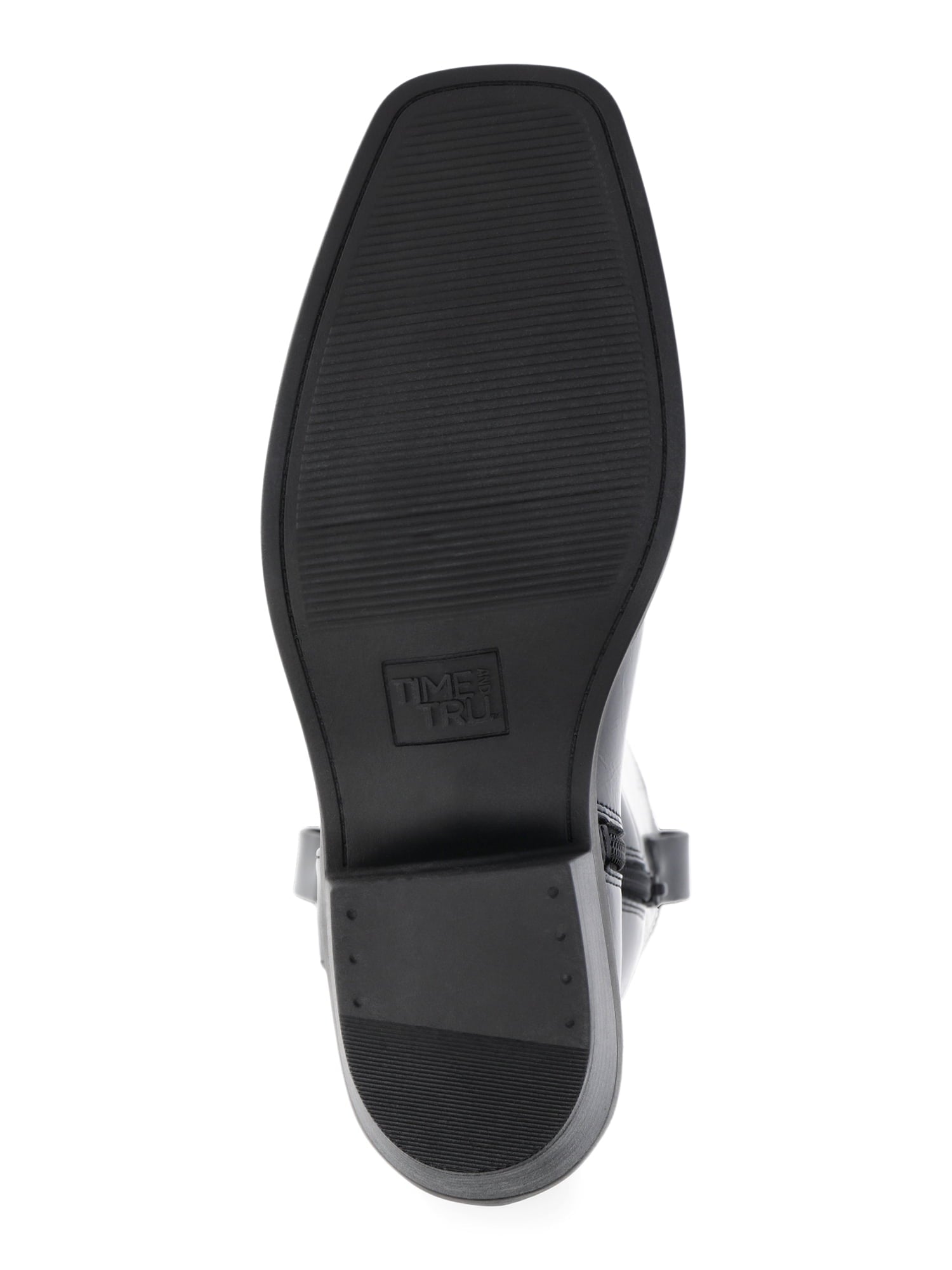 thumbnail image 5 of Time and Tru Women's Moto Hardware Boots, Sizes 6-11, Wide Width Available, 5 of 7