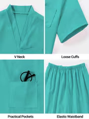 7pcs Doctor Outfit for Children, Including Nurse Scrubs, Perfect for Halloween Dress-Up for Boys And Girls Aged 3 to 11.
