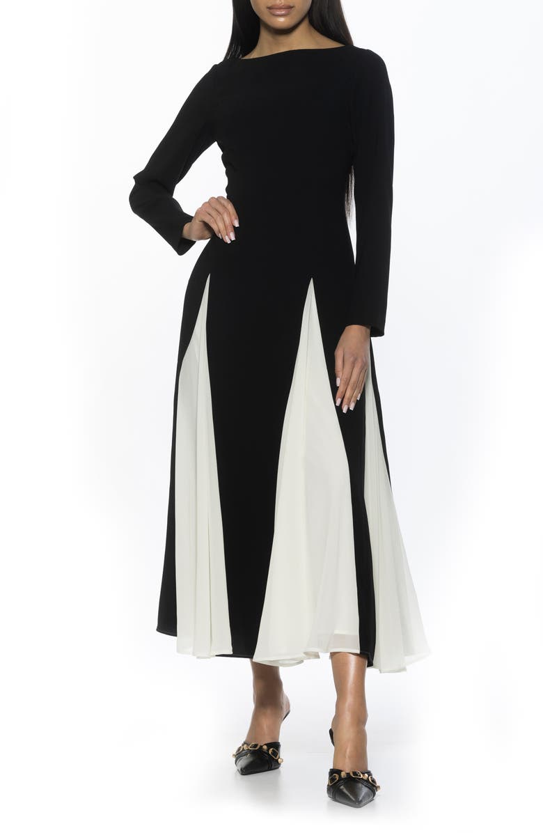 Alexia Admor Elodie Floral Long Sleeve Maxi Dress