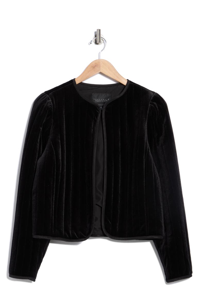 Sanctuary Quilted Velvet Jacket