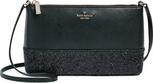 Kate Spade New York flash crossbody bag, Main, color, Black