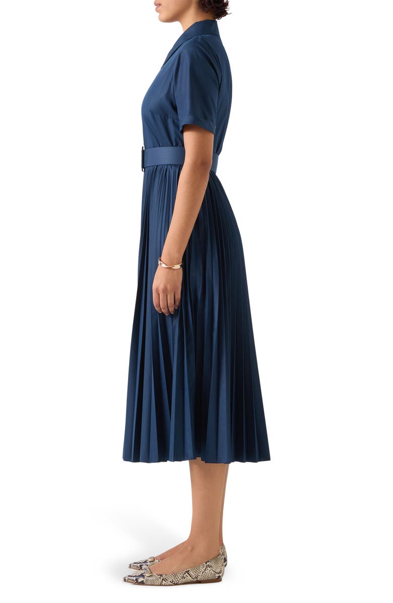 LK Bennett Cally Pleated Shirtdress