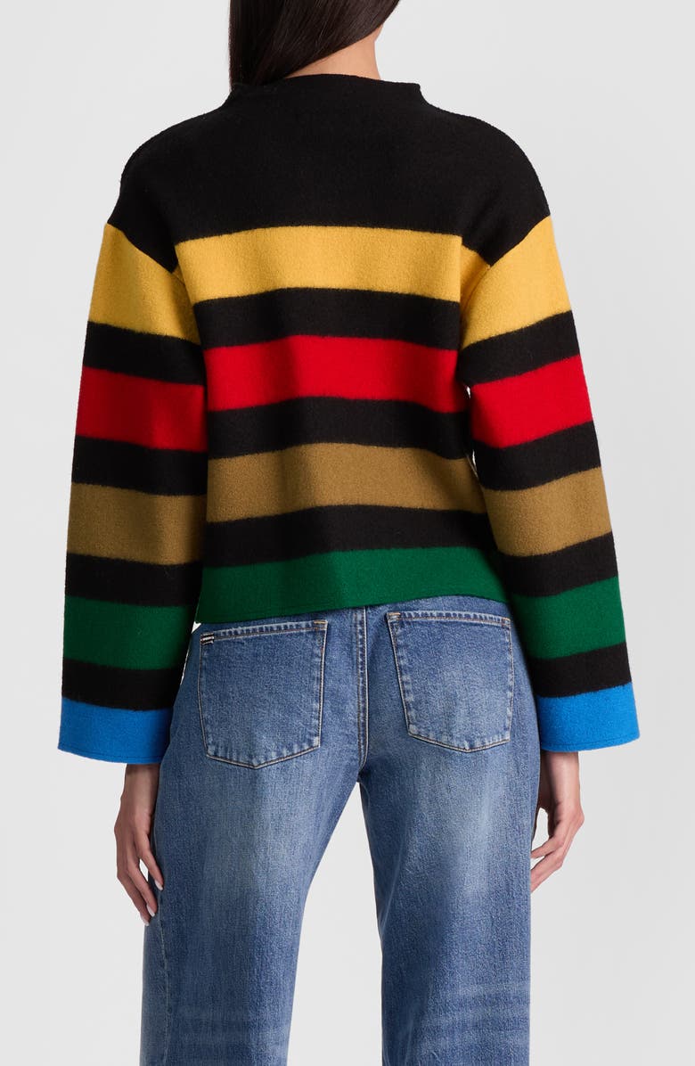 Alice + Olivia Pearson Stripe Wool Jacket