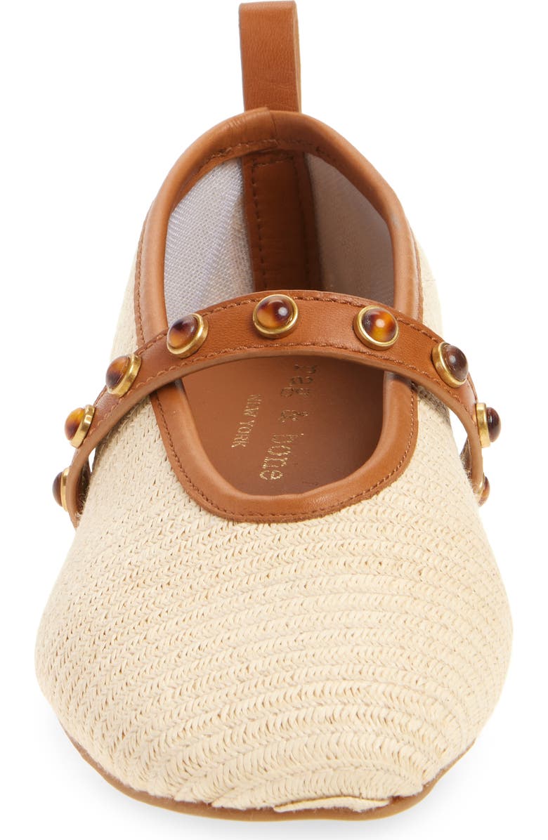 rag & bone Cabochon Spire Mary Jane Flat (Women)