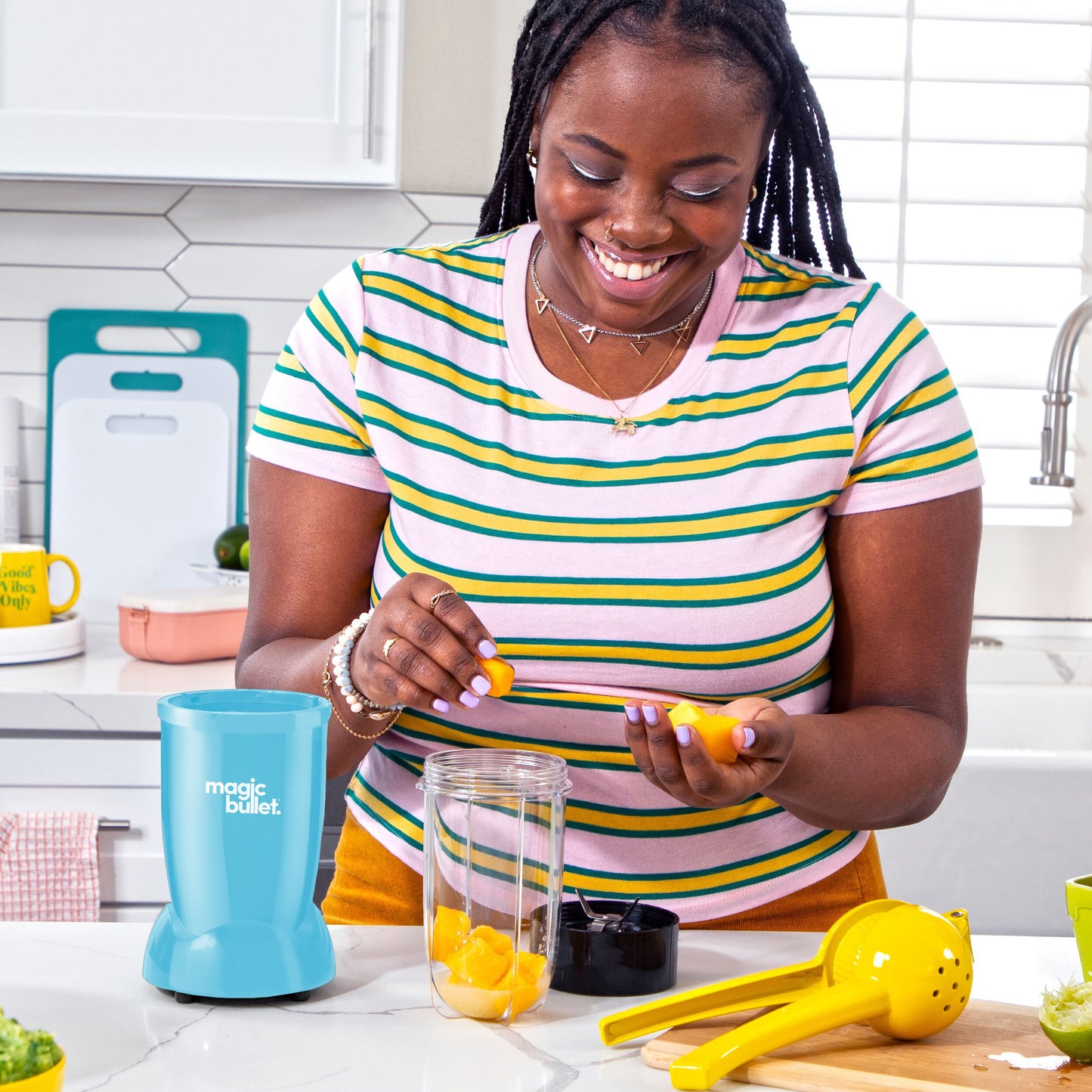 Walmart Magic Bullet Essential Blender with To-Go Lid - Glacier Blue