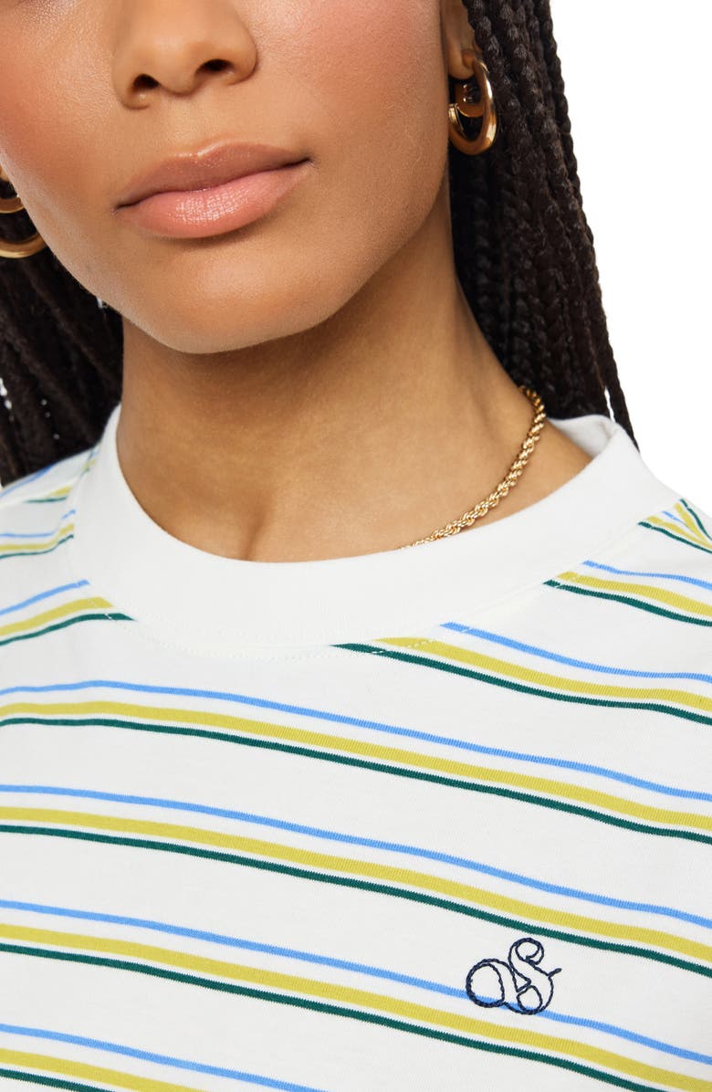 Scotch & Soda Boxy Yarn Dye Stripe T-Shirt