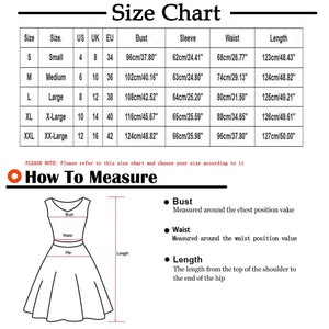 Maxi Dress for Women Womens Autumn And Winter Solid Color Long Sleeve Round-neck Smocked Boho Dress A-Line Ruffle Frill Tiered Swing Midi Dress Polka Dot Tank dress Midi Dress Short Dress - image 2 of 4