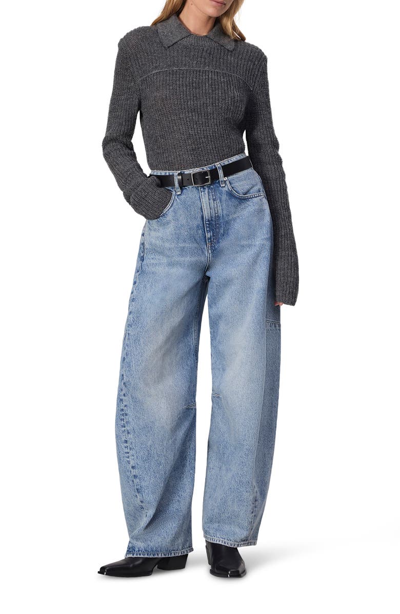 rag & bone Madix Wool & Alpaca Blend Sweater Polo