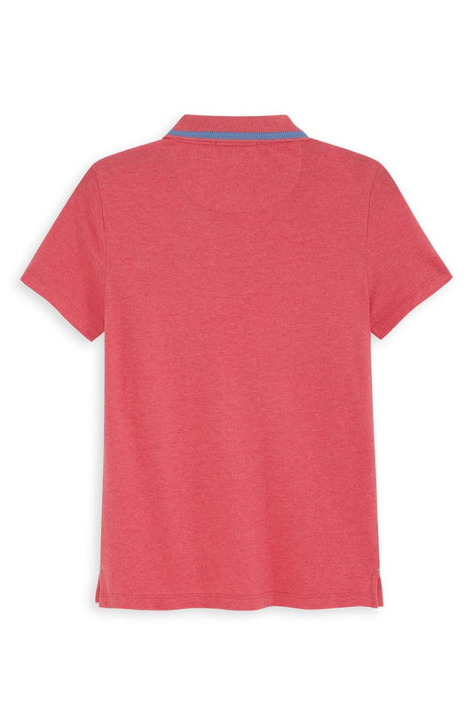 Scotch & Soda Kids' Heathered Cotton Piqué Polo