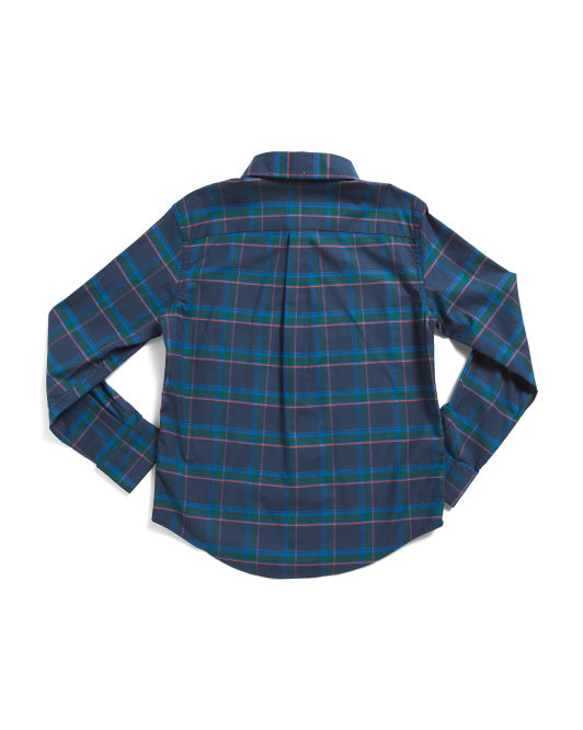 SOUTHERN TIDE Boys Long Sleeve Jekyl Sportshirt