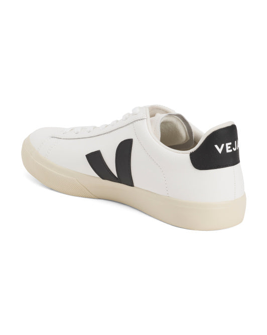 VEJA Men's Made In Brazil Leather Campo Sport Casual Sneakers