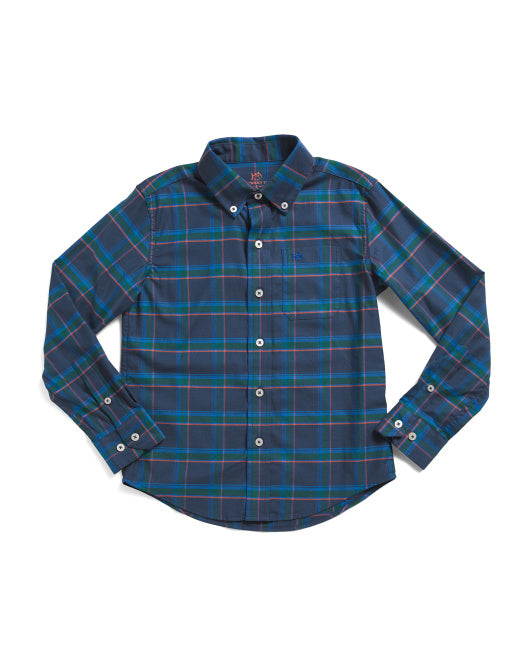 SOUTHERN TIDE Boys Long Sleeve Jekyl Sportshirt