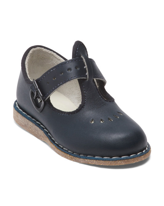 ZIMMERMAN SHOES Leather T-strap Dress Shoes (Infant Toddler)