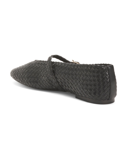 CUSHIONAIRE Bistro Woven Ballet Flats