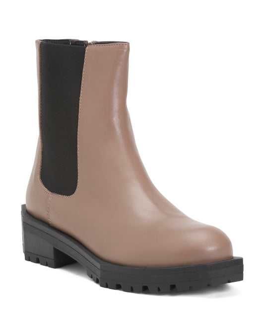 MARCELLA NYC Leather Carnegie Boots