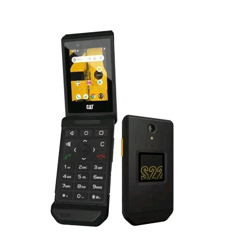 OPEN BOX 9/10 CAT® S22 Rugged Flip phone 16GB IP68 LTE - (T-Mobile Locked)